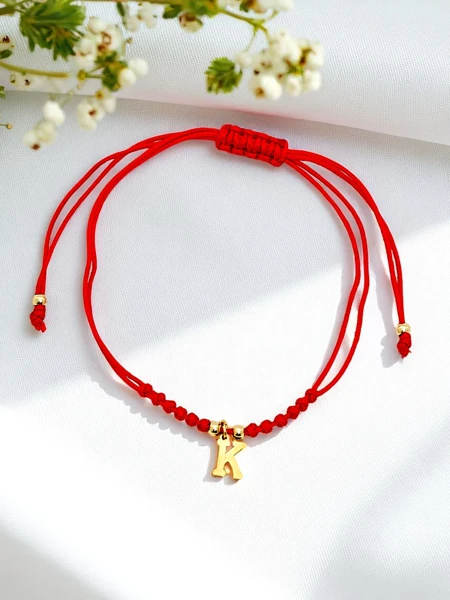 Women's bracelet with the letter K
