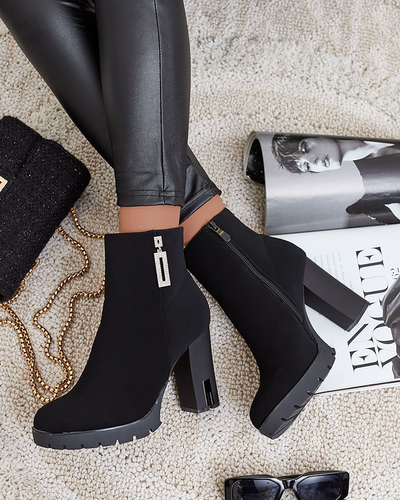 Royalfashion Sieviešu zābaki Beroleda Decorated Stiletto Boots