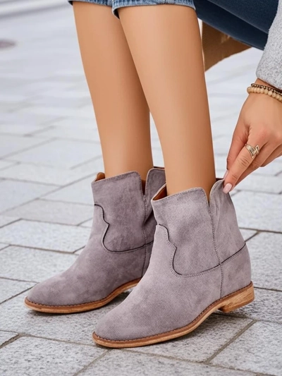 Royalfashion Kowboy-stila cimdi uz kecējamu platformu Bluestone