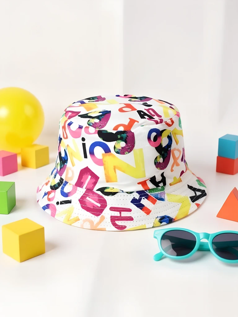 Royalfashion Bērnu Panamas Cepure Color Splash Bucket