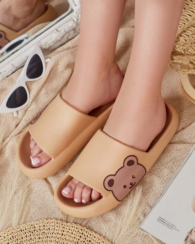 Royalfashion Women's Mall rubber flip-flops