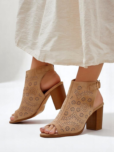 Royalfashion женские сандалии на блок‑каблуке с вырезами Abetle