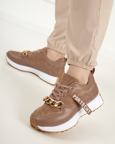 Brūni un rozā Arikas sieviešu sporta apavi - Apavi