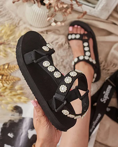 Royalfashion Женские спортивные сандалии на резинке