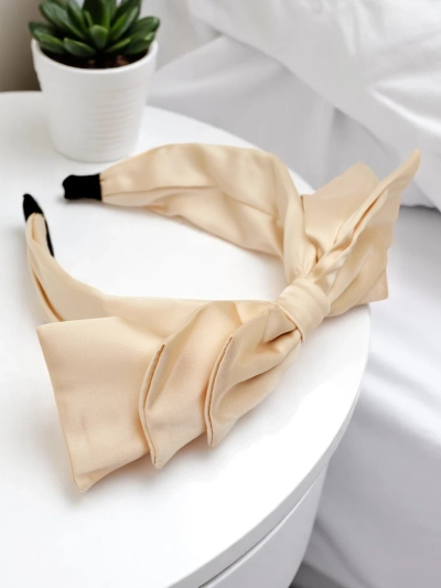 Royalfashion Атласный ободок с бантом Celine