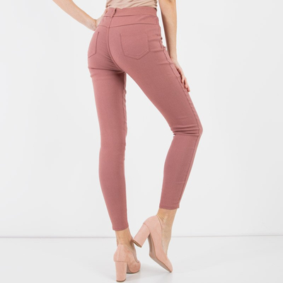 Women's pink fabric tubes - Clothing