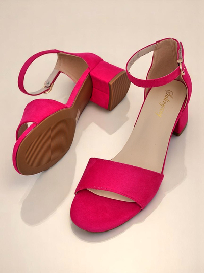 Royalfashion Women's SoftHeels Low Heel Sandals