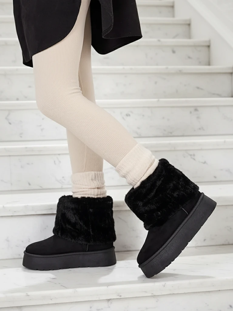 Royalfashion zābaki a'la sniega zābaki sievietēm Renutis