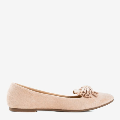 Pink ballerinas with Fralise decoration - Footwear 1