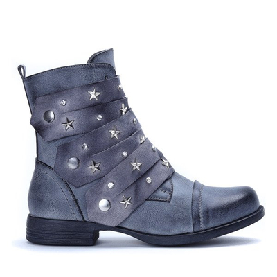 Gray bags with Livija stars - Footwear