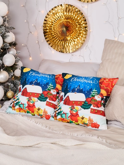 Royalfashion Decorative Christmas cushion cover