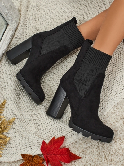 Dames boeties eko suède tapu heehil Vansoria