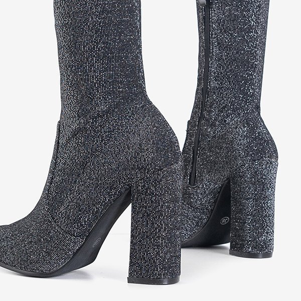 Graphite women's shiny boots on the Goslaw post - Footwear