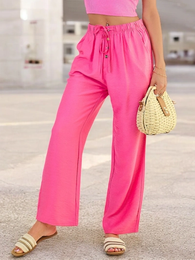 Royalfashion Women's wide fabric pants