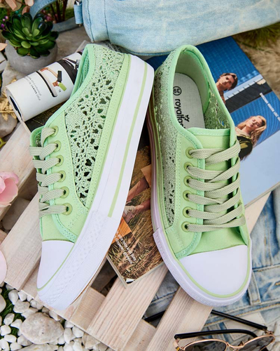 Royalfashion Sieviešu ažūra apavi Niz