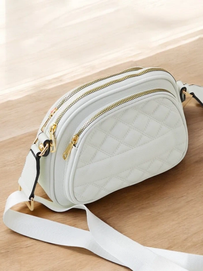 Royalfashion Oval small women's handbag made of eco-leather