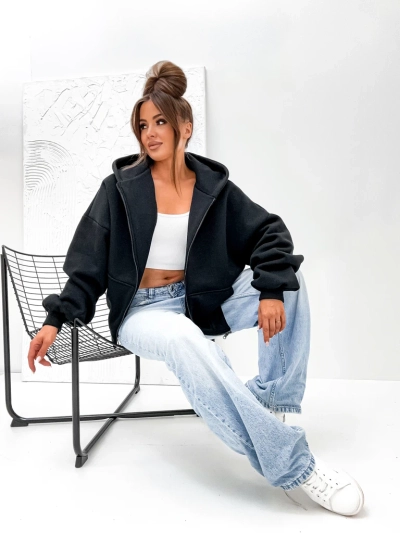 Royalfashion Women's Cotton Insulated Butterfly Sweatshirt