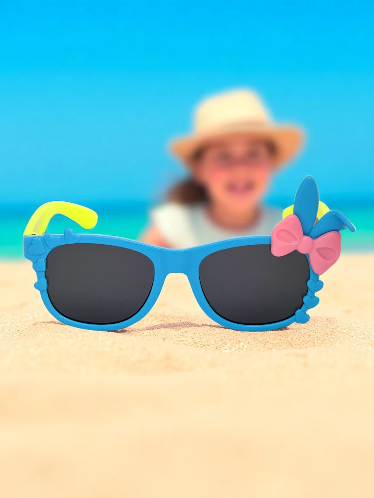 Royalfashion Bunny Shine Children's Sunglasses with Decorations