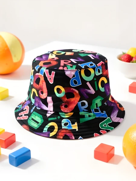 Royalfashion Bērnu panamas cepure Color Splash Bucket