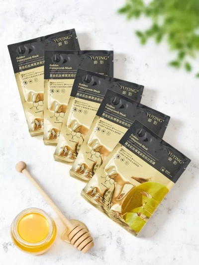 Gold sheet mask with honeycomb structure 28g