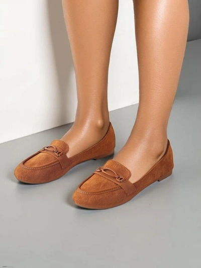 Royalfashion Sieviešu zamša ekoloģiskie mokasīni Zammei