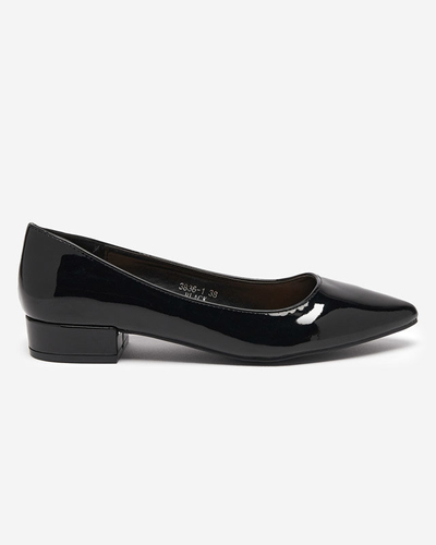 OUTLET Melni lakotie papēži pumpas Oki- Footwear