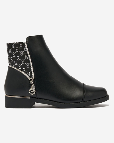 Royalfashion Черные женские сапоги a'la sztyblety Orlaa