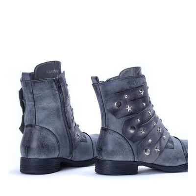 Gray bags with Livija stars - Footwear