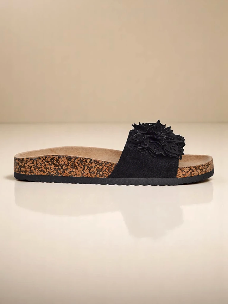 Royalfashion women’s slides with floral accents Occes