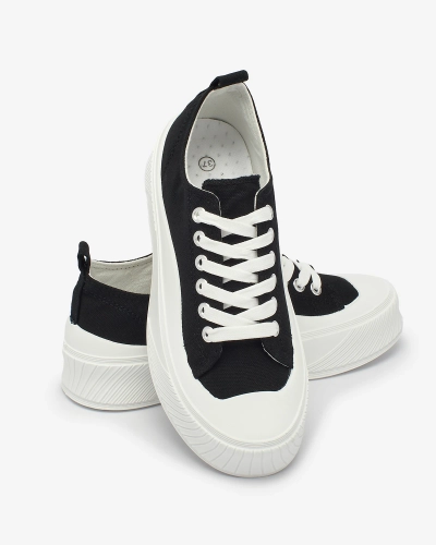 Royalfashion Черные спортивные кроссовки на платформе Luceri