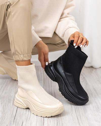 Black women's sports slip-on sneakers Berida - Footwear