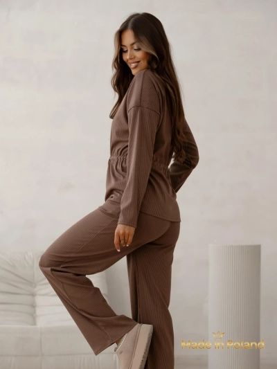 Royalfashion Cotton Women's set a'la sweater ribbed