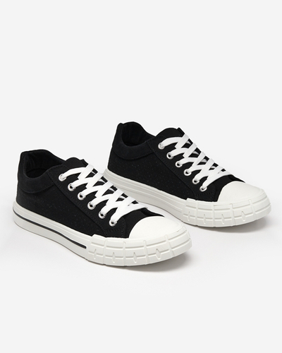 Black women's sneakers, type Sols - Footwear