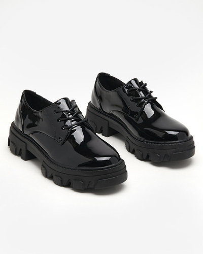 Ladies' black lacquered shoes Binotsi - Footwear