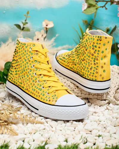 Royalfashion Women's sequined sneakers Shis