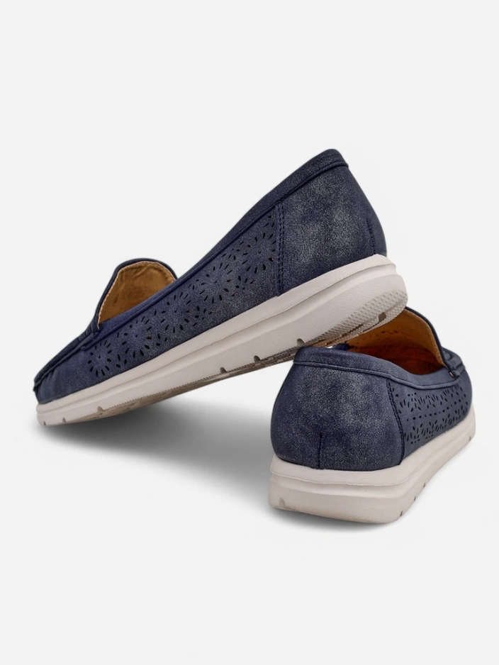 Royalfashion Women's perforated moccasins Besset