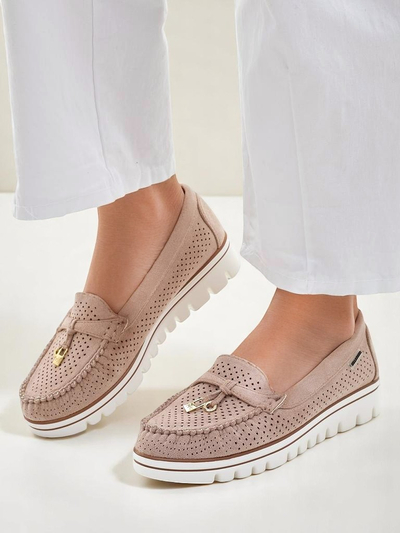 Royalfashion Women's perforated moccasins Elissas