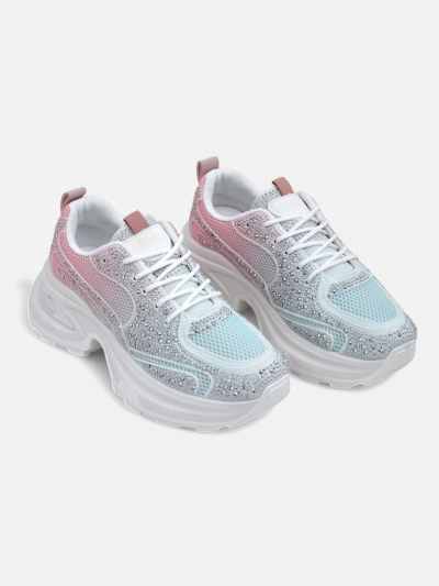 Спортивные кроссовки Royalfashion для женщин с стразами Bloss