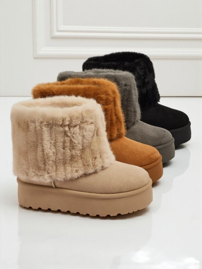 Women's snow-style boots with fur Irelle