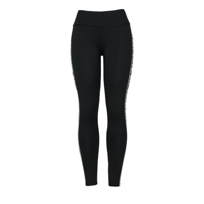 Black high-waisted leggings - Pants 1