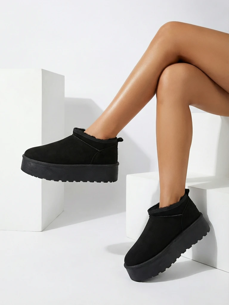 Royalfashion Women's short boots a'la snow boots Ozozi