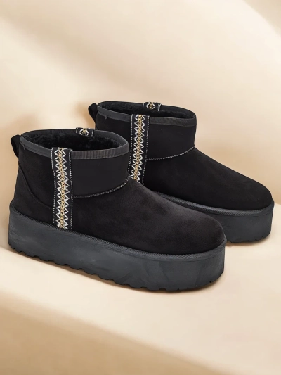 Royalfashion Short women's snow boots a'la Haluzi