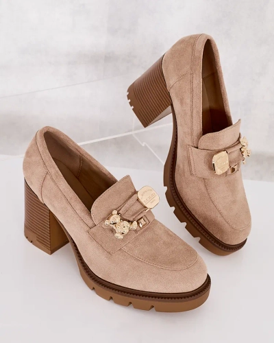 Royalfashion Женские мокасины на высокой стойке Nezii