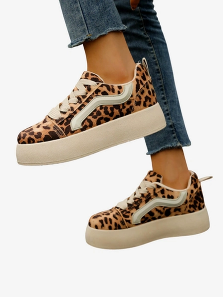 Royalfashion Women's platform sports sneakers Ensis