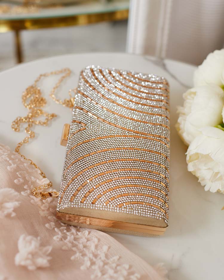 Royalfashion Shiny Envelope Handbag for Women