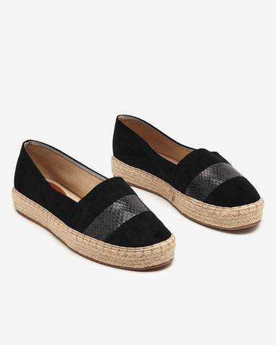 OUTLET Black women's espadrilles Sverope - Shoes