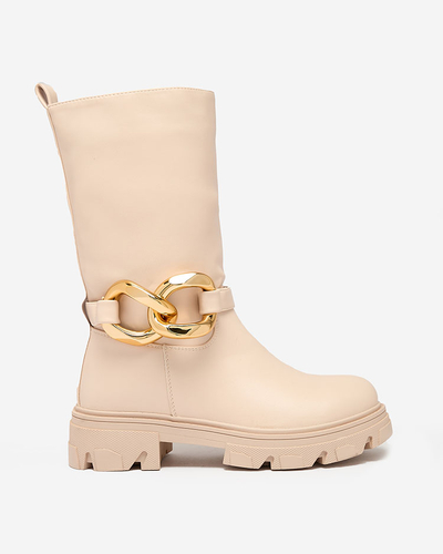 Sieviešu uzvelkami puszābaki ar kamieļu Mekira izolāciju - Apavi