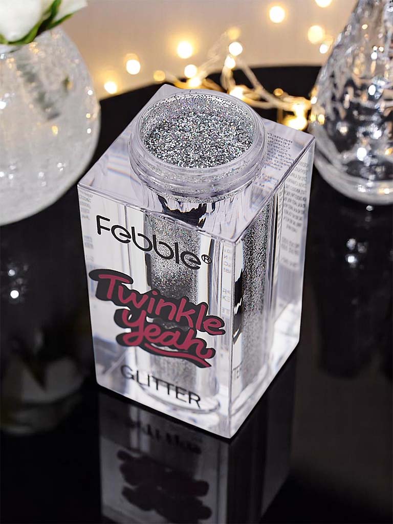 Блеск для лица и тела "Twinkle Yeah Silver Glitter"