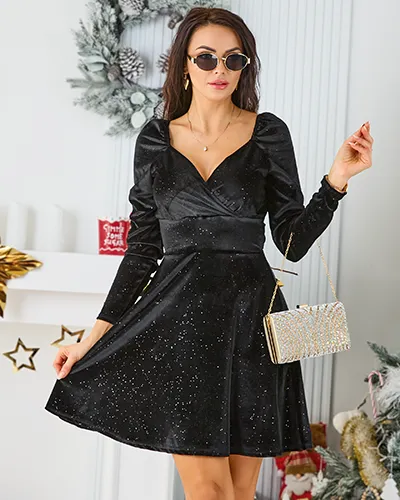 Royalfashion Sieviešu kleita ar rhinestones