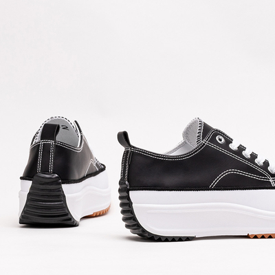 Black women's sports shoes a'la sneakers Tenemika - Footwear